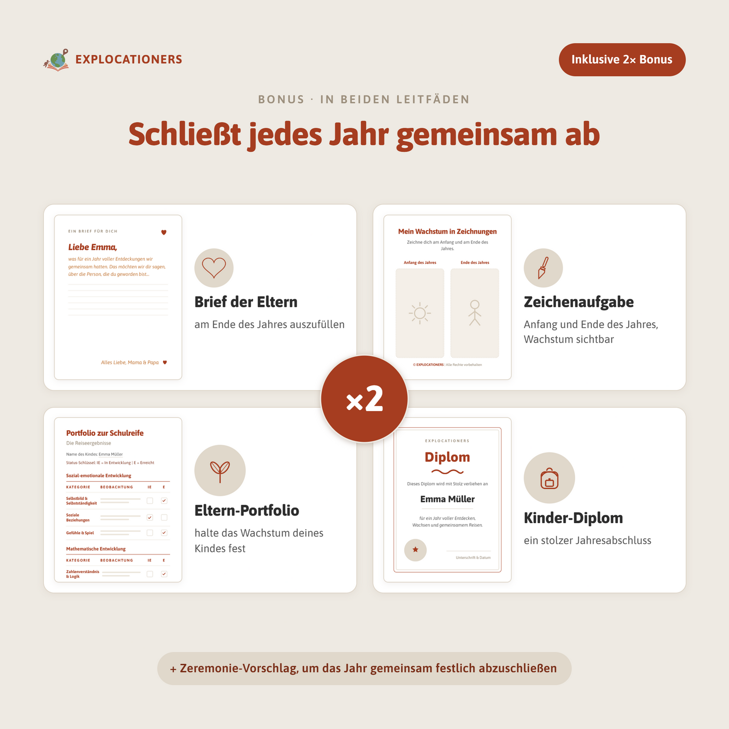Komplettes Set Kindergarten + Vorschule
