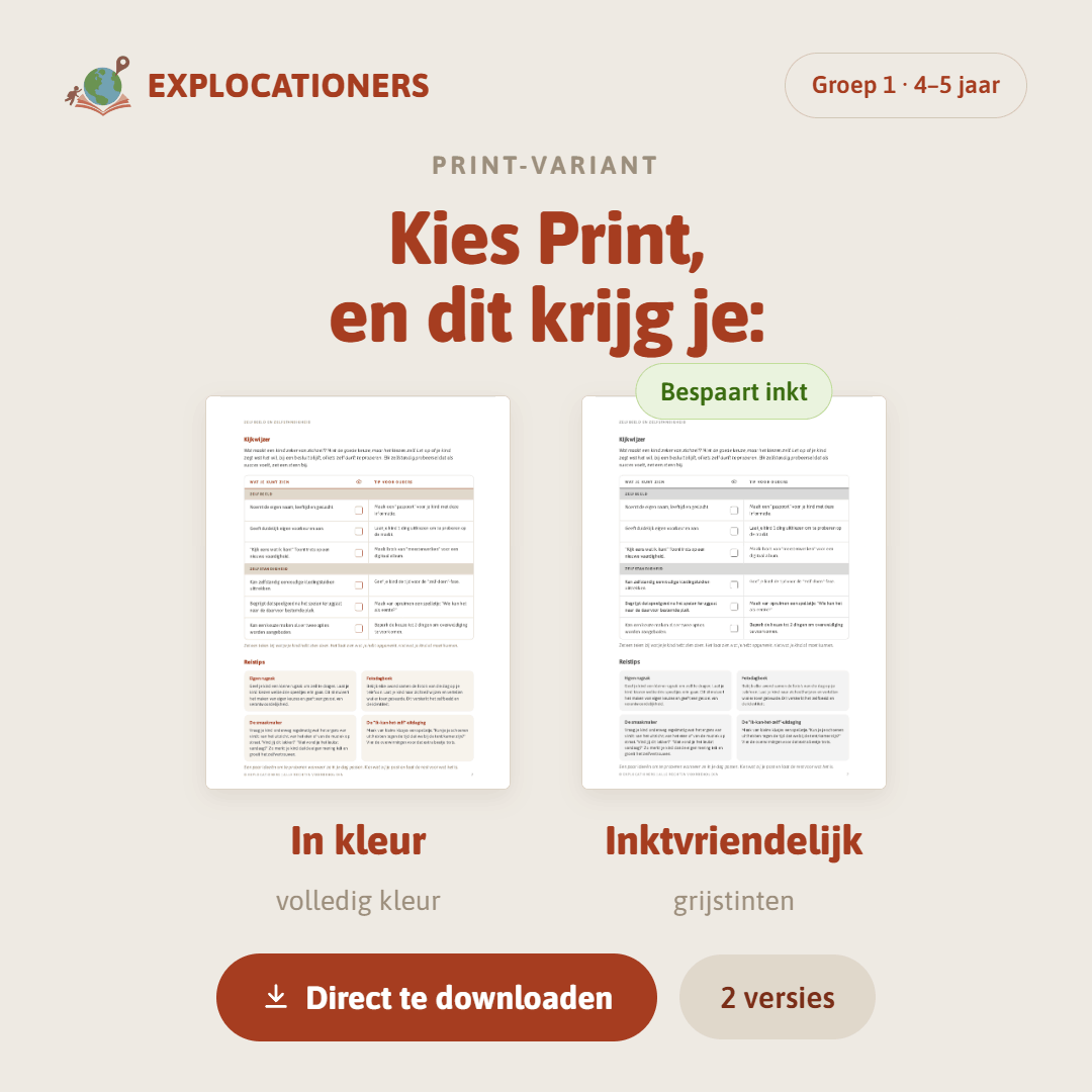 Ontwikkelingsgids groep 1 reiseditie