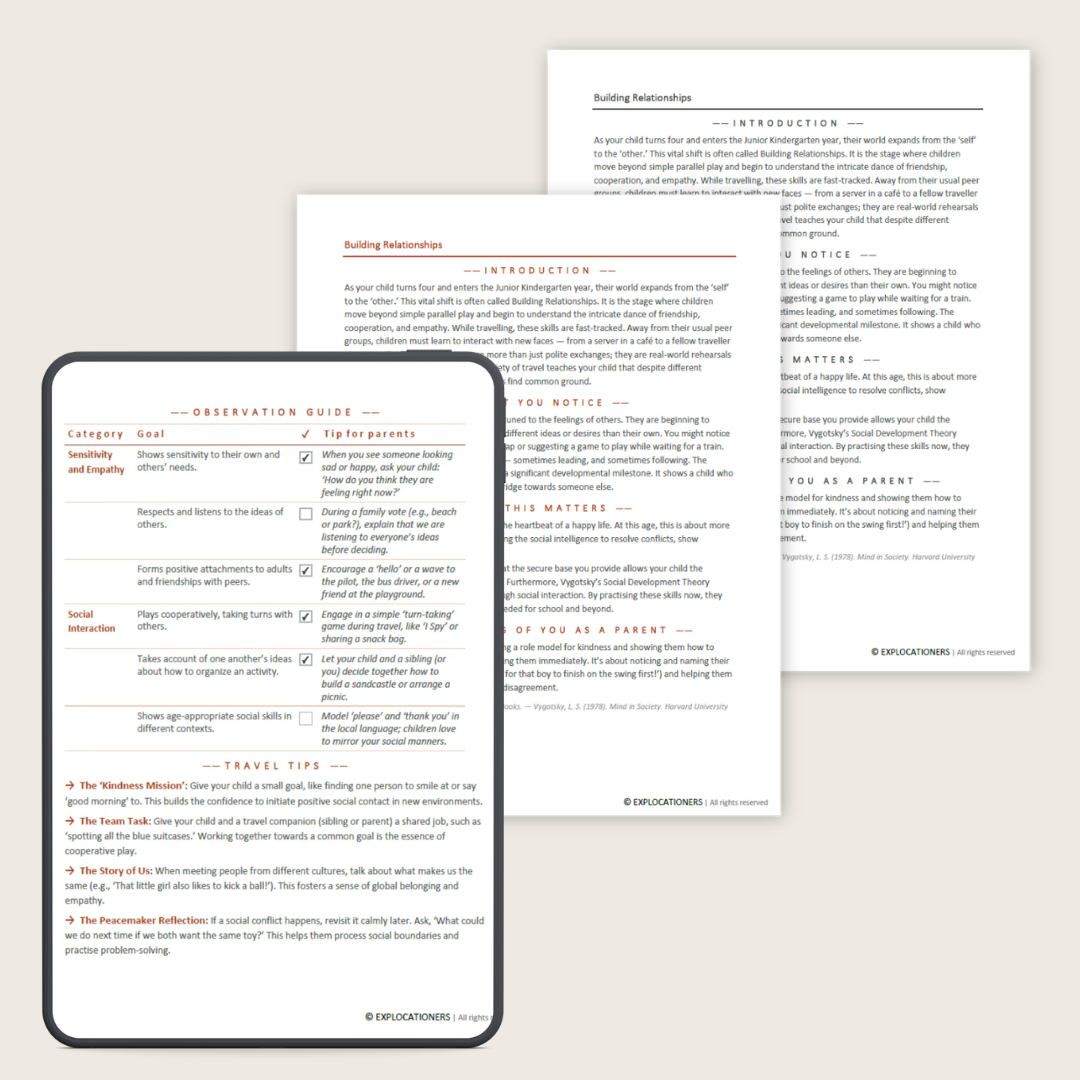 Junior Kindergarten Development Guide