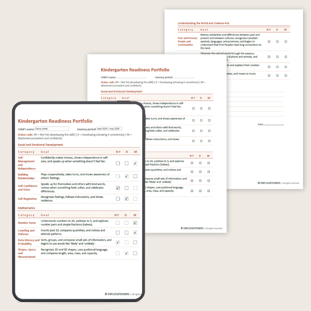 Junior Kindergarten Development Guide